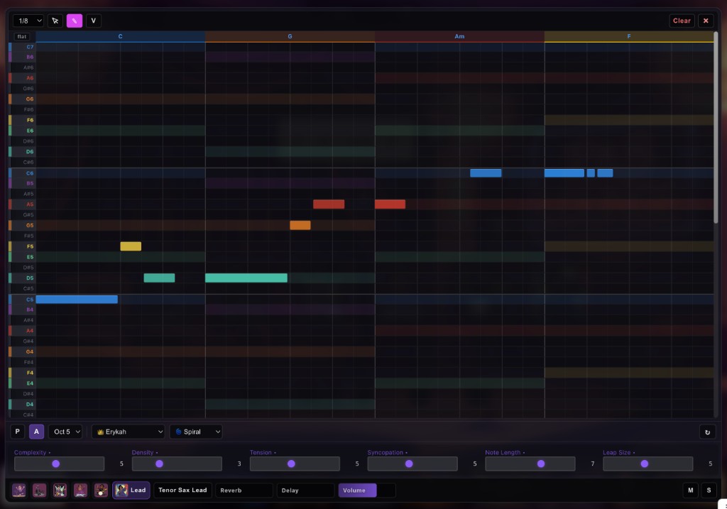 NOTES - Chord Progression Editor for Audiotool | Create Music Theory ...